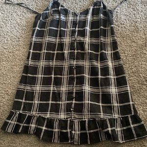 Black & white dress mini dress